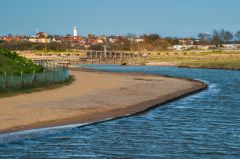 The River Dunwich empties into the River Blyth