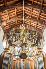 18th century candelabra in the nave