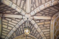 Warkworth, St Lawrence Church, Vaulting in the church porch