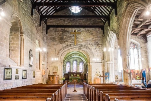The church interior