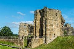 The impressive gatehouse, c. 1200