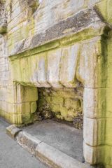 Warkworth Castle, Fireplace in 'The Chamber', the Percy family's private quarters