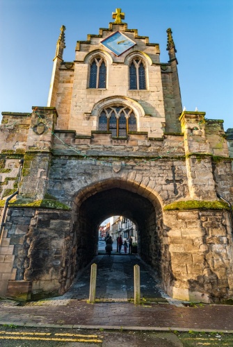 The east facade