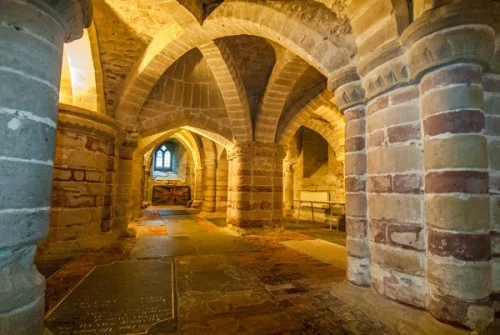 The Norman crypt
