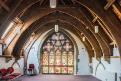 The apse and east window