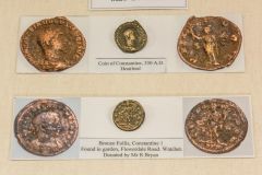 Roman coins found locally