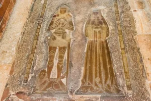 Walter and Isabel Curson brasses