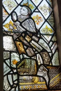 Robert FitzElys glass figure