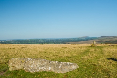 One of the recumbent stones