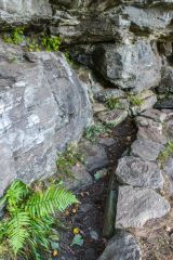 Weem Forest & St David's Well, The recess behind the Well