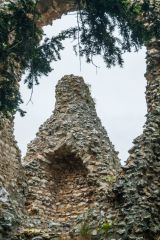 A chimney opening in the tower