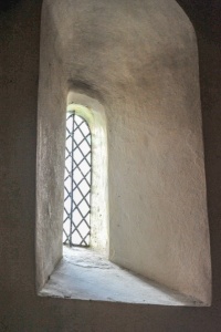 12th century window, west wall