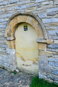 Blocked 12th century north doorway