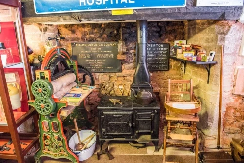 19th-century domestic life display