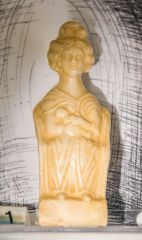 Replica of the ceramic Mother Goddess figure