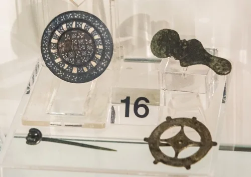 Objects found during excavations