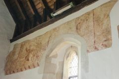 15th century wall painting in the chancel