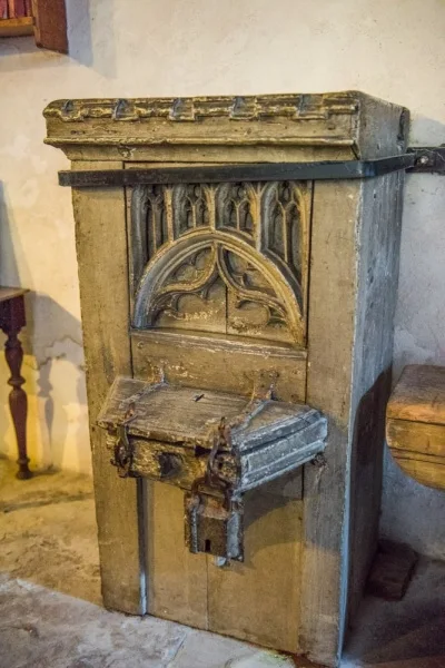 St Agatha's wooden reliquary