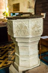 The early 14th-century font