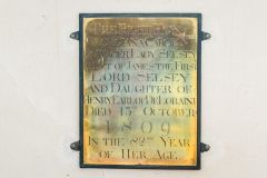 Lady Selsey brass, 1809