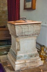The 11th-century font