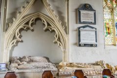 Marmion effigies in the north aisle