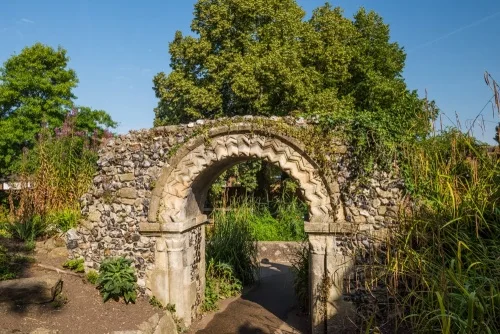 Medieval archway from St Augustine's Abbey