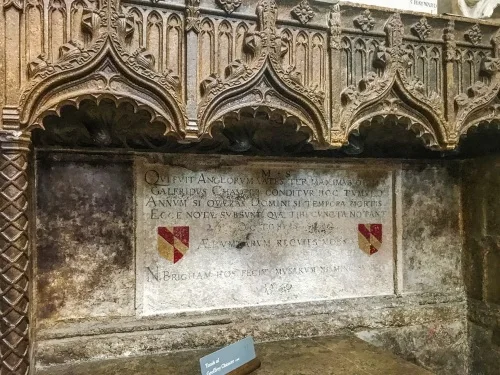 Geoffrey Chaucer's memorial