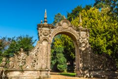 Ornate gateway to the Italianate Walled Garden