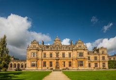 The garden frontage of the house