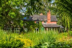 Westonbury Mill from the Bog Garden