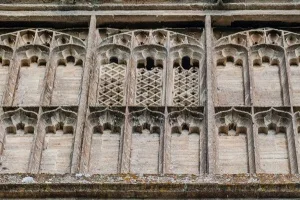 Upper stage decoration of the tower