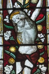 East window detail, central panel