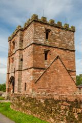 The south side of the gatehouse