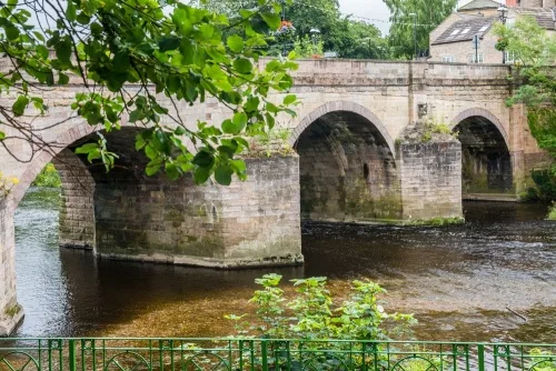 The historic Wetherby Bridge