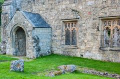The churchyard and south porch
