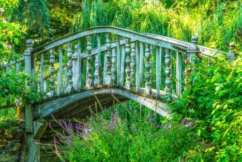 A picturesque footbridge