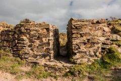 Remains of mine building near Whim Engine House