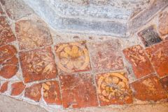 The 14th-century tiles