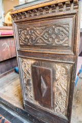 A Jacobean bench end