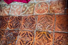 Wherwell, St Peter & Holy Cross Church, Medieval floor tiles