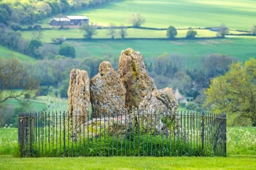 The Whispering Knights from uphill