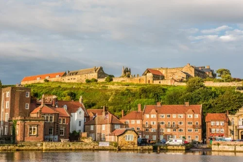 Whitby Abbey from the harbour