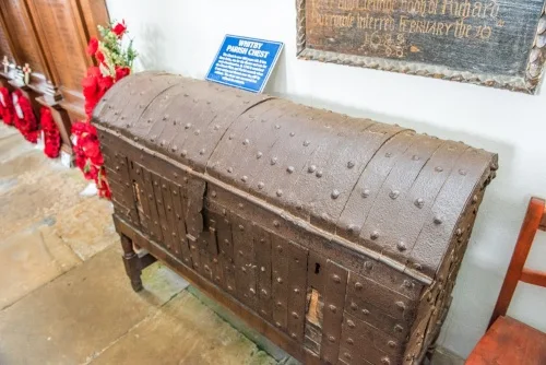 The 15th-century parish chest