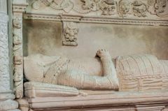 Whitchurch Canonicorum, St Candida & Holy Cross Church, Effigy of Sir John Jeffrey