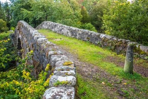The southern end of the bridge