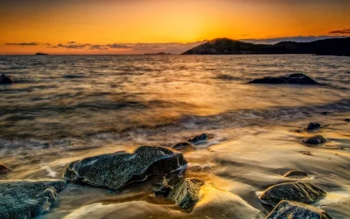 Sunset at Whitesands Bay