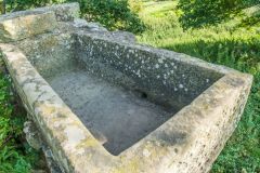 Stone cistern in the tower house