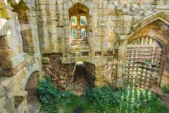 The gatehouse interior