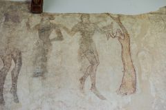 The Three Living wall painting